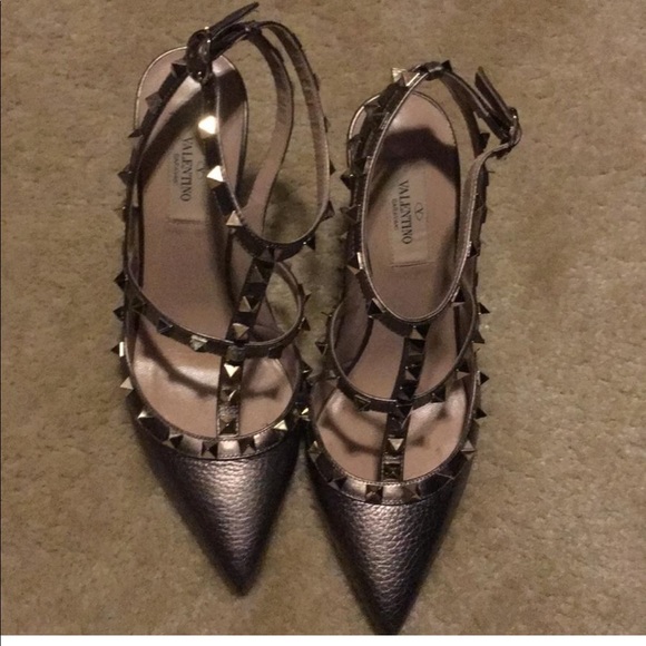 Valentino Shoes - Valentino Rockstud Tstrap Pumps